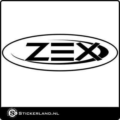 ZEX logo sticker