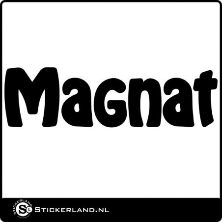Magnat logo sticker