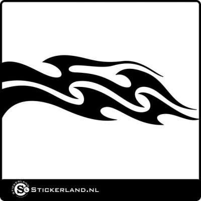 Vlammen sticker 35