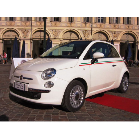 Voorbeeld italiaanse strook op auto