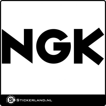 NGK logo sticker