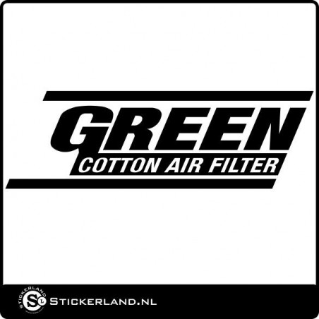 Green Filters logo sticker