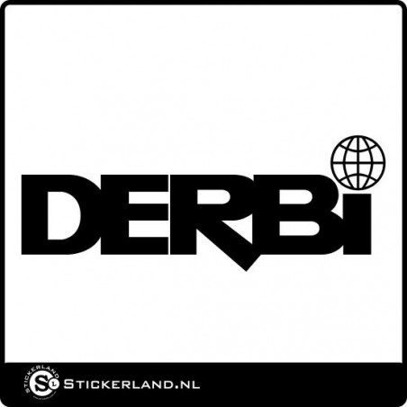 Derbi logo sticker