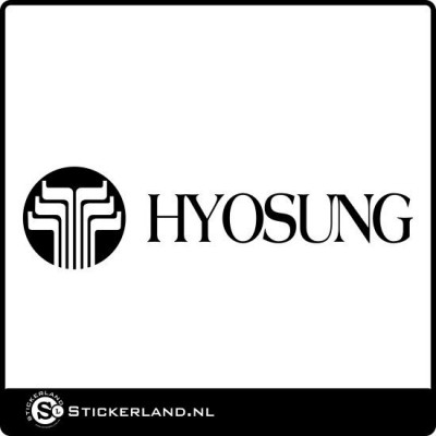 Hyosung logo sticker 01