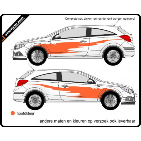 Complete stripingkit Splash (vanaf 150cm)