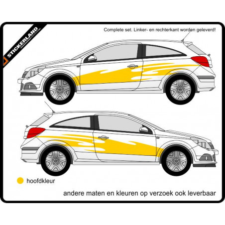 Complete stripingkit Splash 5 (vanaf 150cm)