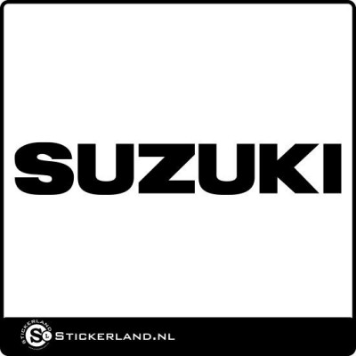 Suzuki tekst logo sticker
