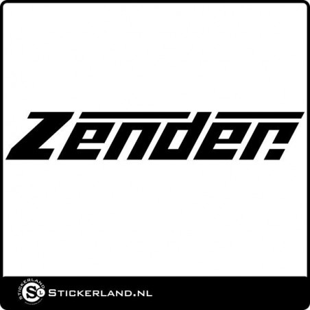 Zender logo sticker