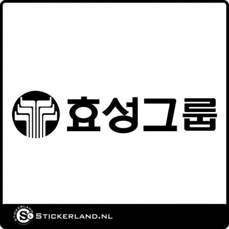 Hyosung logo sticker 03