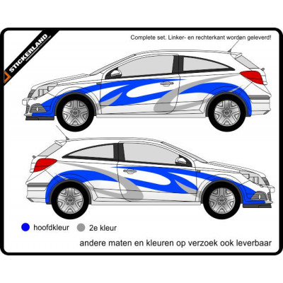 Complete stripingkit Special 08 (vanaf 150cm)