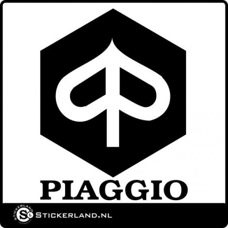 Piaggio logo sticker 01