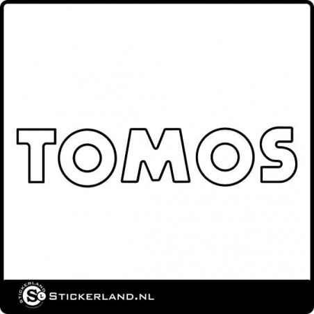 Tomos logo sticker 02