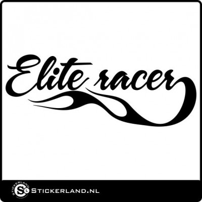 Elite Racer flametekst I