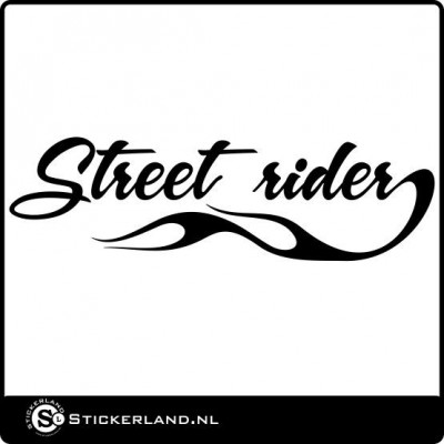 Street Rider Flametekst I