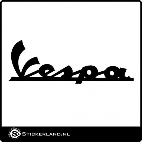 Vespa logo sticker