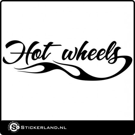 Hot Wheels Flametekst I