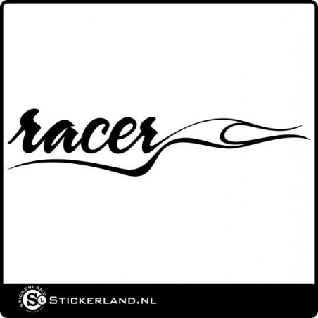 Racer Flametekst I