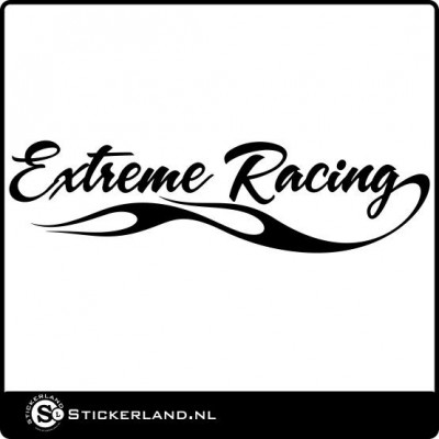 Extreme Racing Flametekst I