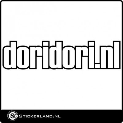 DoriDori.nl sticker