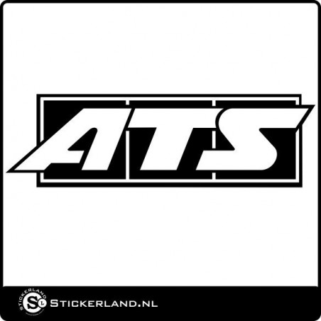 ATS Wheels logo sticker