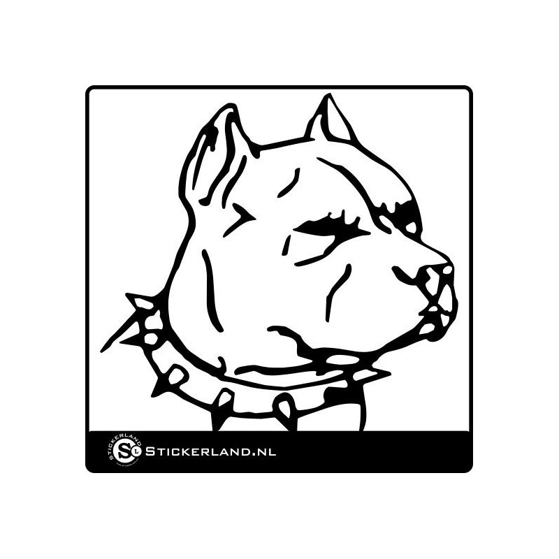Sticker Hond Hond sticker 01