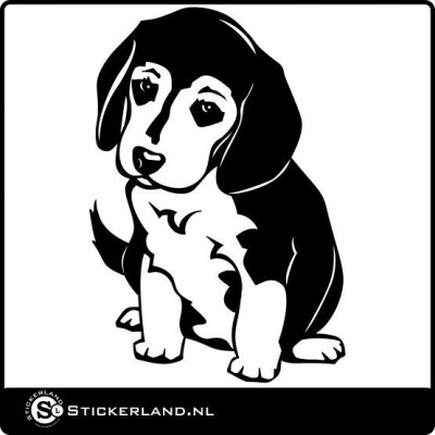 Hond sticker 03