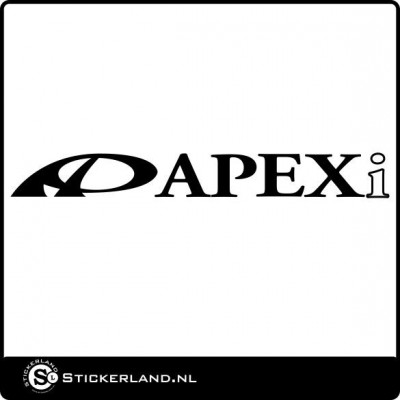 Apexi logo sticker 02