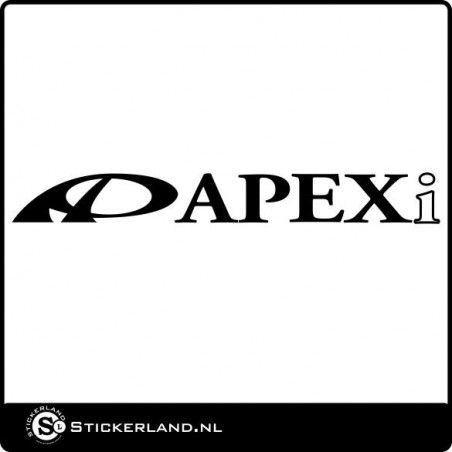 Apexi logo sticker 02