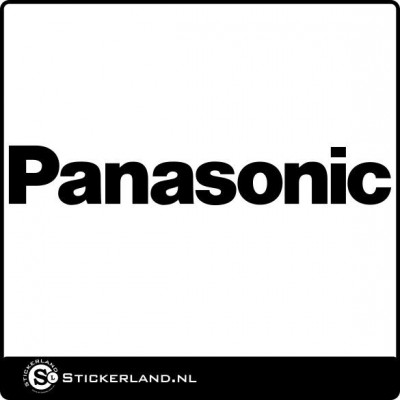 Panasonic logo sticker