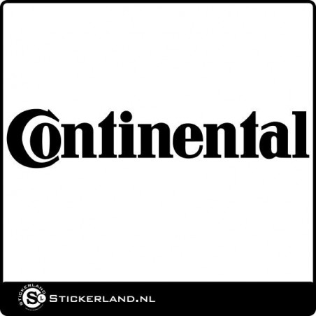 Continental logo sticker