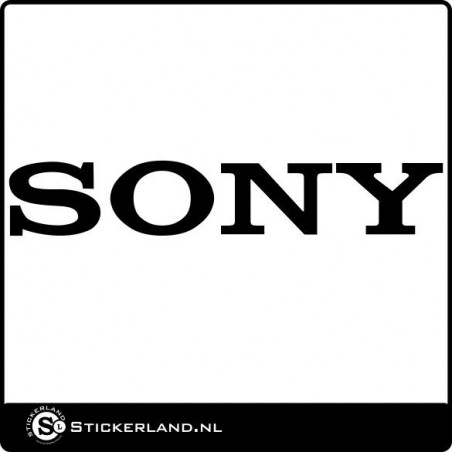 Sony logo sticker