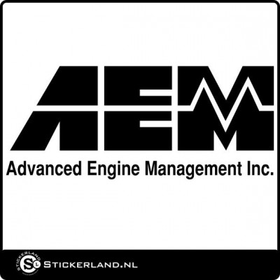 AEM logo sticker