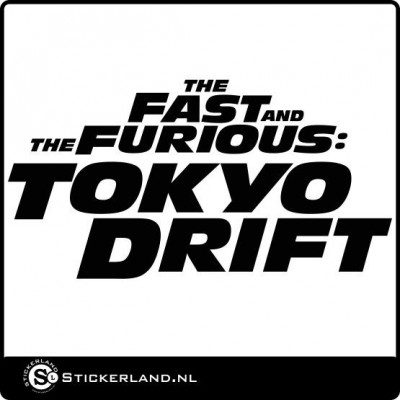 The Fast and the Furious Tokyo Drift sticker
