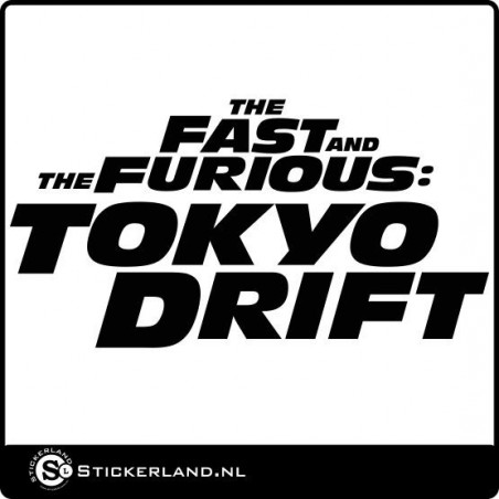 The Fast and the Furious Tokyo Drift sticker