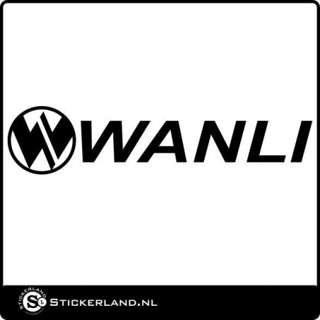 Wanli logo sticker
