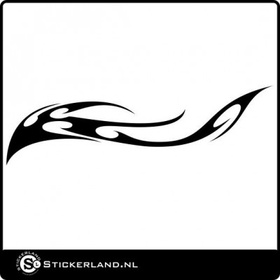 Vlammen sticker 40