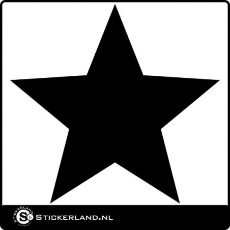 Ster sticker