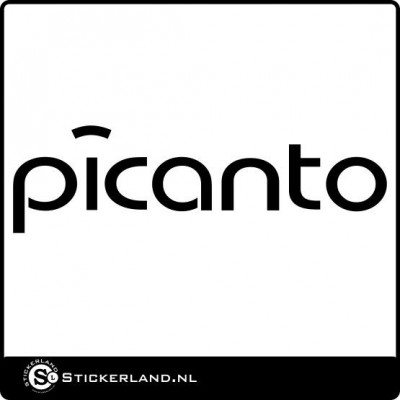 Kia Picanto logo sticker