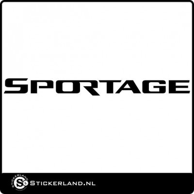 Kia Sportage logo sticker