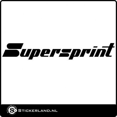 Supersprint logo sticker