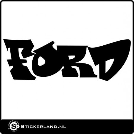 Ford grafittistijl tekst