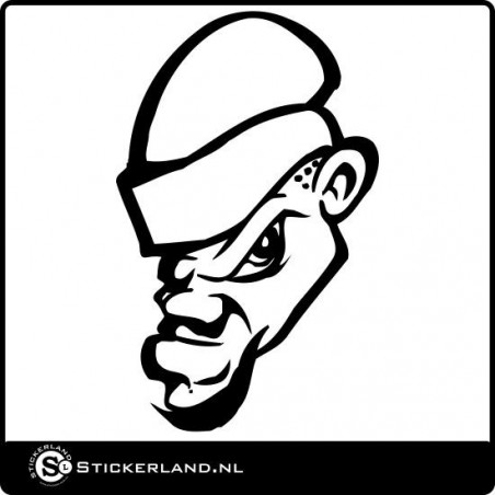 Rapper sticker