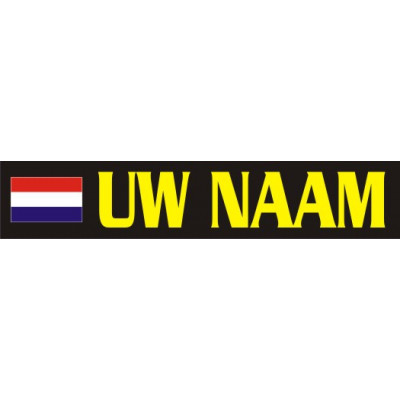Drift Rijdersnaam (set van 2)