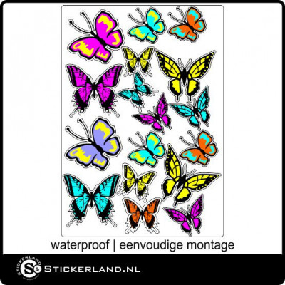Fullcolor vlinder set I