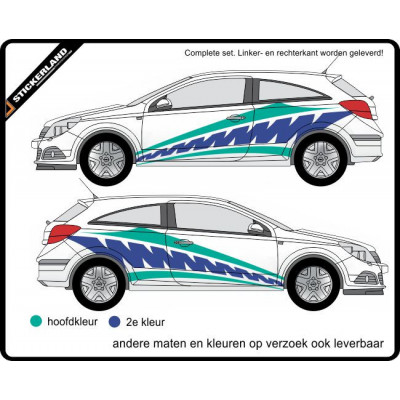 Complete stripingkit Deco1-109 (vanaf 150cm)