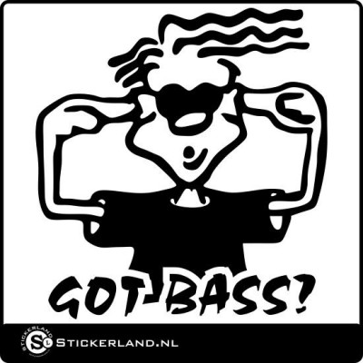 Got Bass sticker