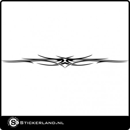 Tribal raamstreamer 23 (ca.100x10cm) Tribal raamstreamer 23 (ca.100x10cm)