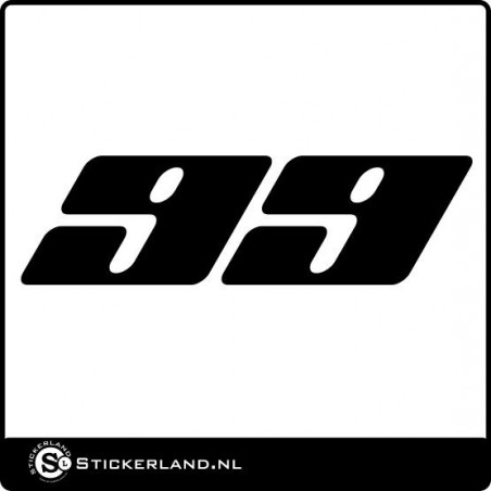 Nummer sticker type 6