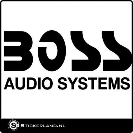 Boss audio logo sticker