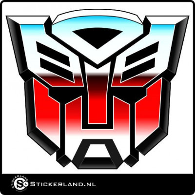Transformers Autobot Fullcolor sticker 01